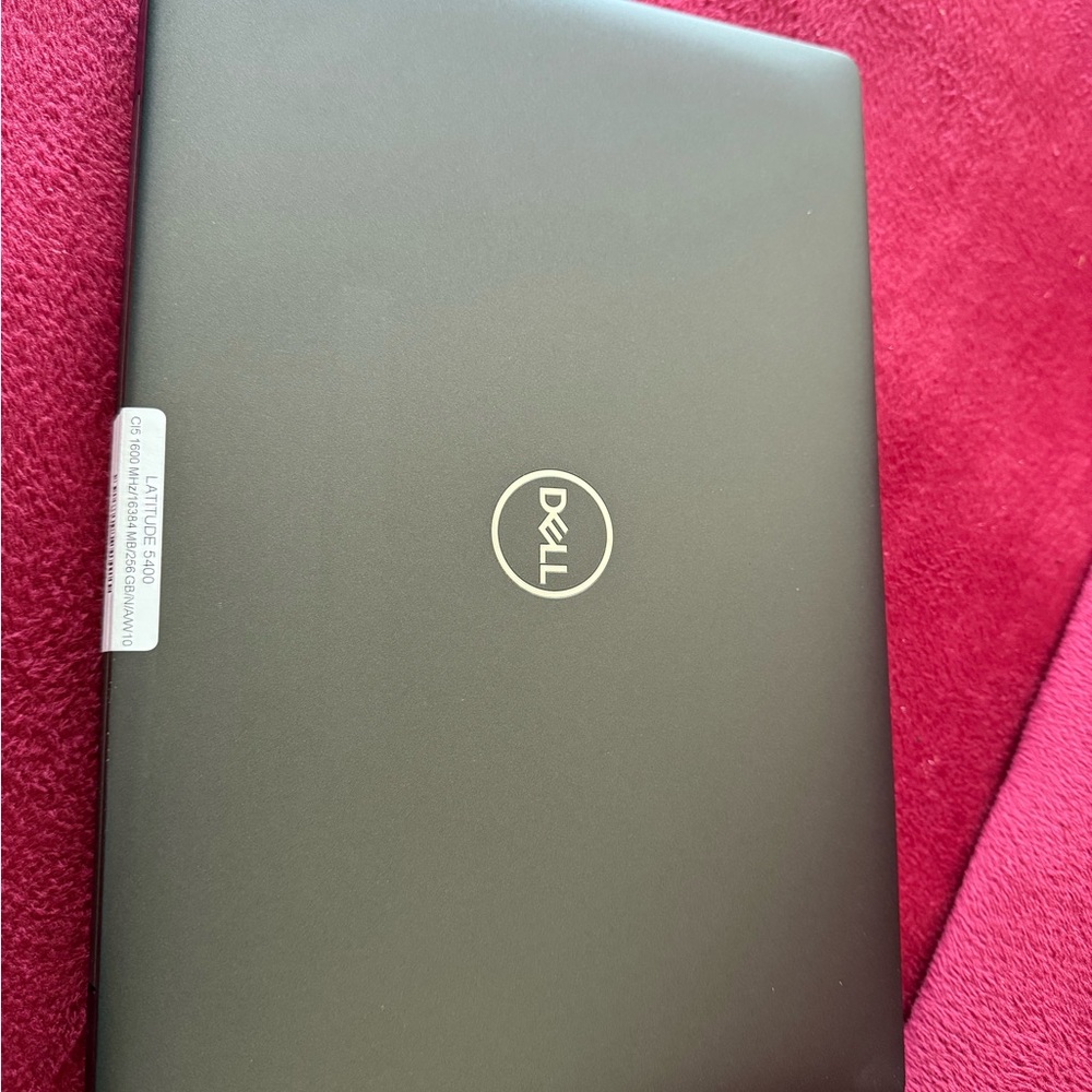 Dell Black Laptop Sleek Design Professional Series
